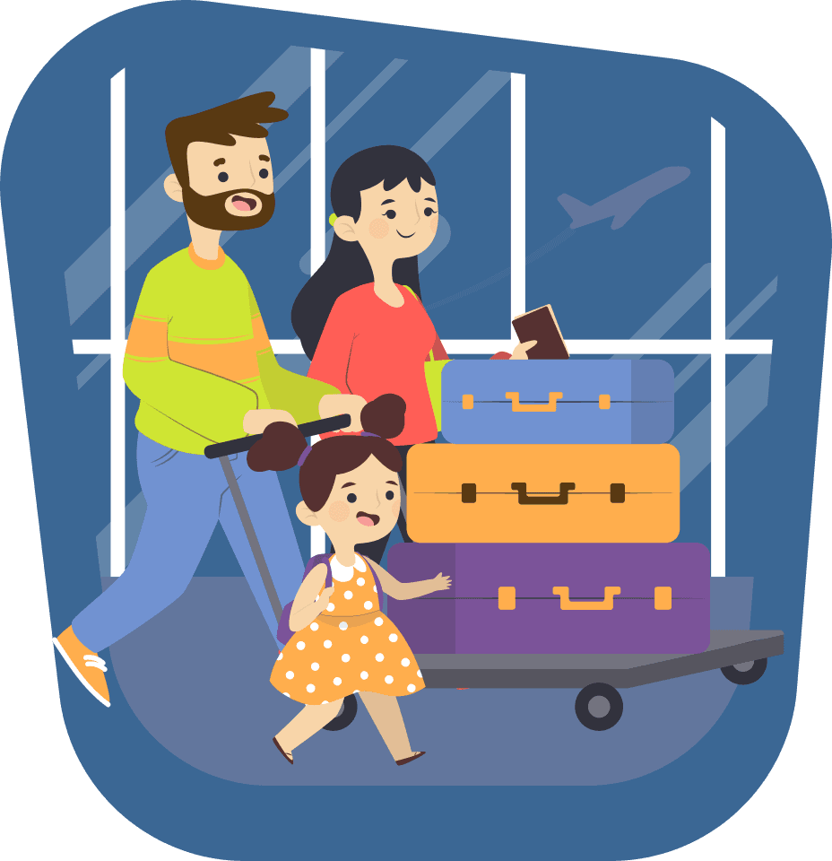 Immigration Journey Illustration